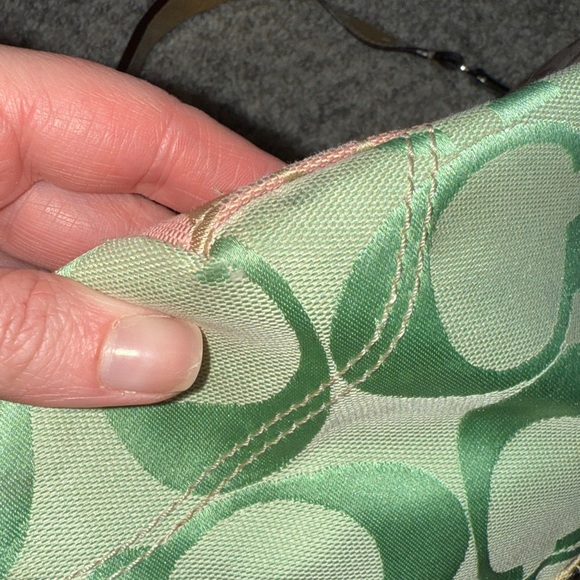 COACH Vintage Colorful Pastel Patchwork Shoulder Bag With Original Hangtags - Picture 16 of 17